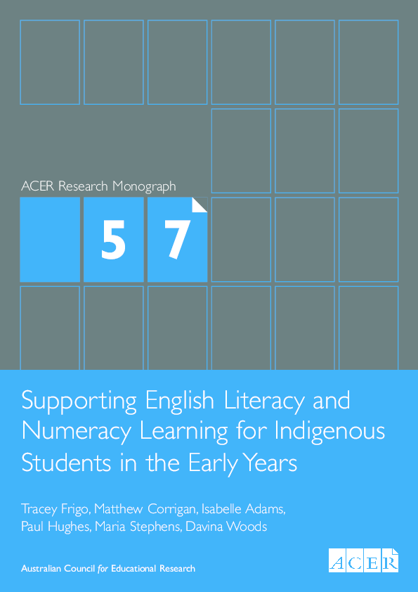 (PDF) Supporting English Literacy and Numeracy Learning for Indigenous ...