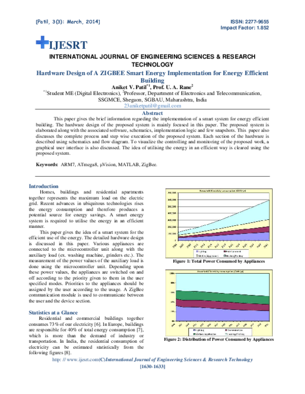 (PDF) Hardware Design of A ZIGBEE Smart Energy Implementation for ...