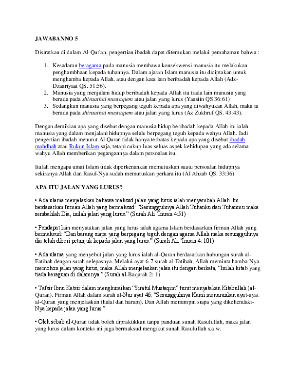 Doc Jawabanno 5 Nisa Faidatul Atqia Academia Edu