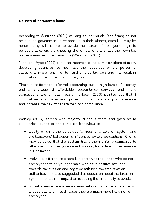 Noncompliance essays 05 image