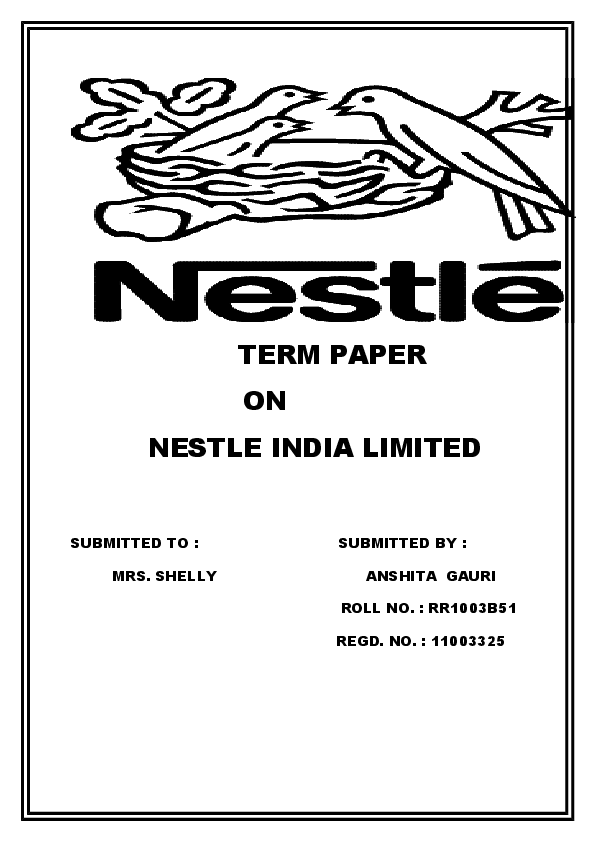 Departments in nestlé company image