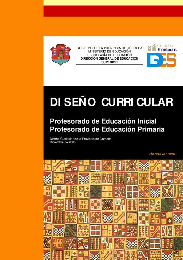 (PDF) GOBIERNO DE LA PROVINCIA DE CÓRDOBA MINISTERIO DE EDUCACIÓN
