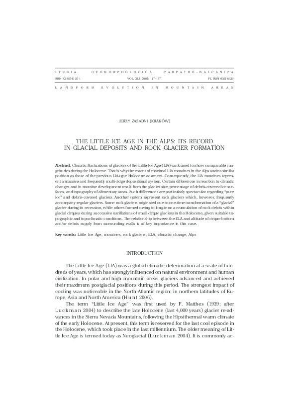 Glacial deposits consist primarily of picture