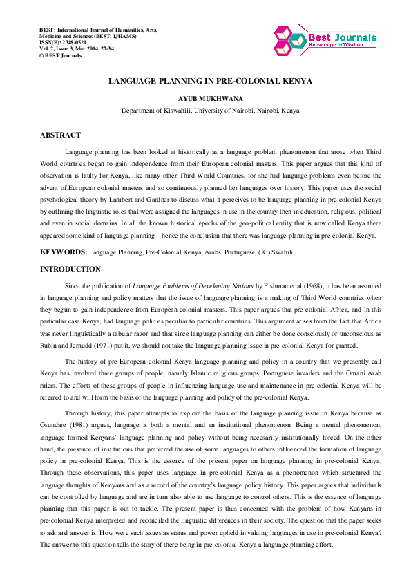 Kenya resistance to colonial rule image