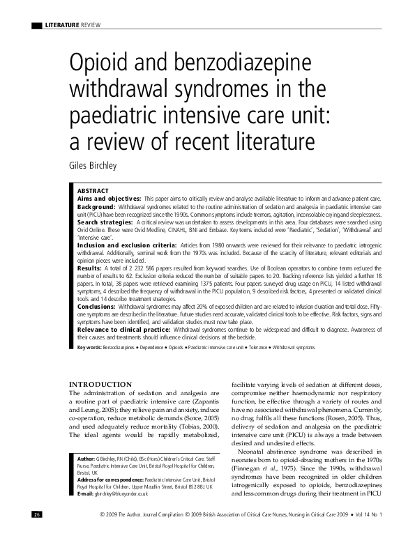 Pediatric nursing journal articles free picture