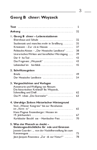 Woyzeck grandmother story image