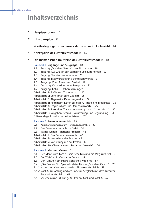 Der Prozess Zusammenfassung Kurz Kafka - Der Prozess Zusammenfassung