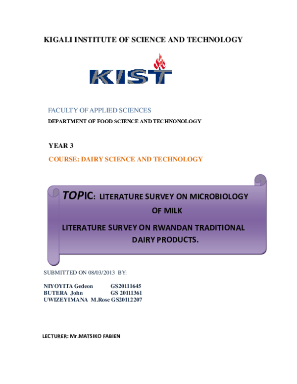 (DOC) KIGALI INSTITUTE OF SCIENCE AND TECHNOLOGY niyoyita gedeon