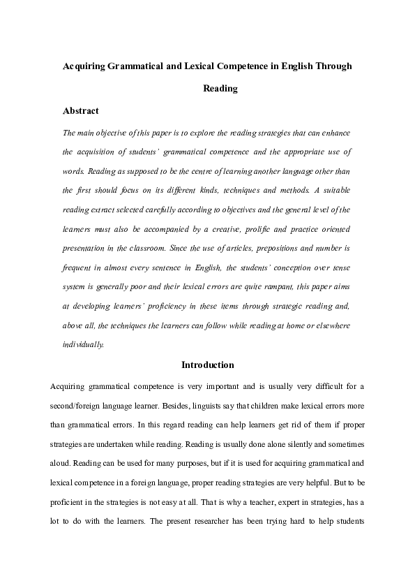 Thesis about grammar proficiency pdf picture