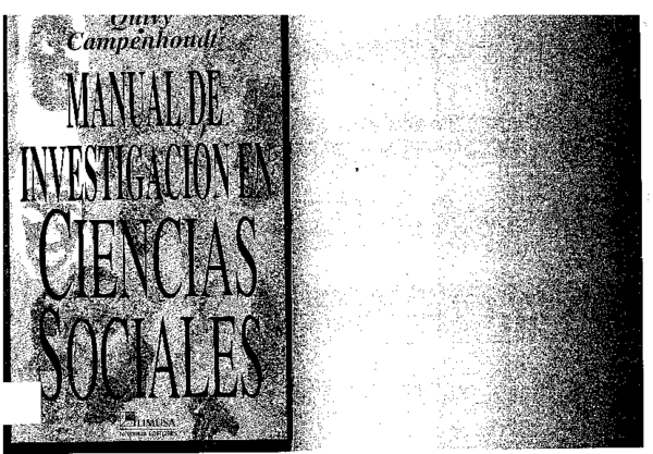 Manual De Investigación En Ciencias Sociales