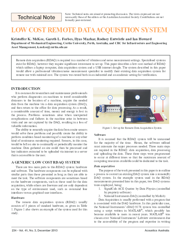 (PDF) Low cost remote data acquisition system