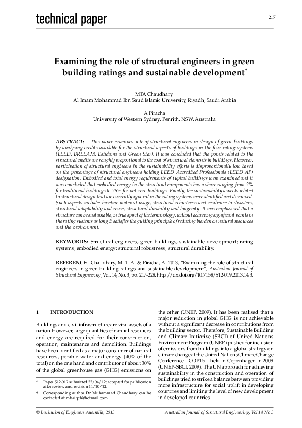 Journal Of Structural Engineering Pdf
