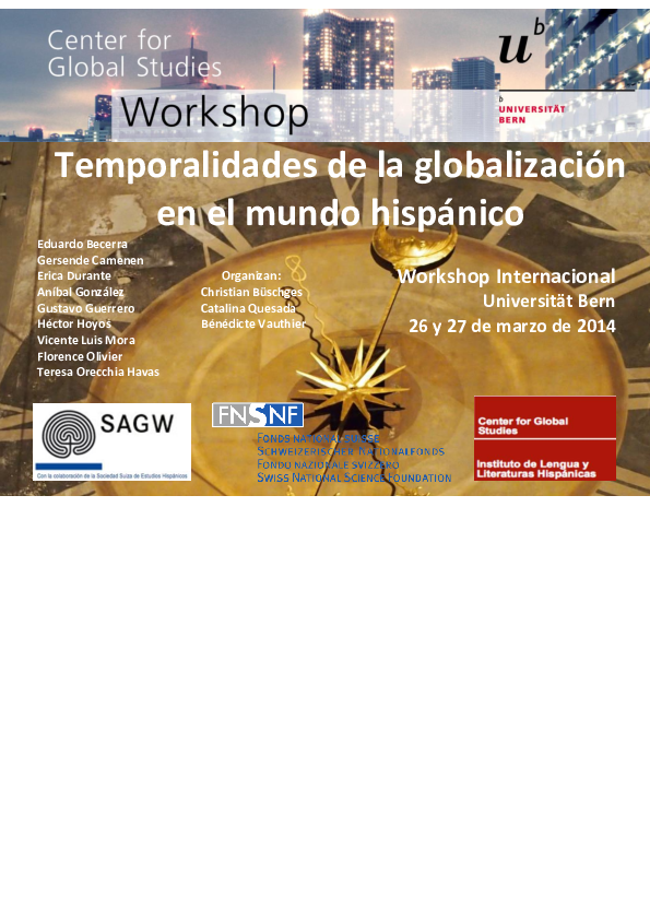 (PDF) Temporalidades de la globalización en el mundo hispánico