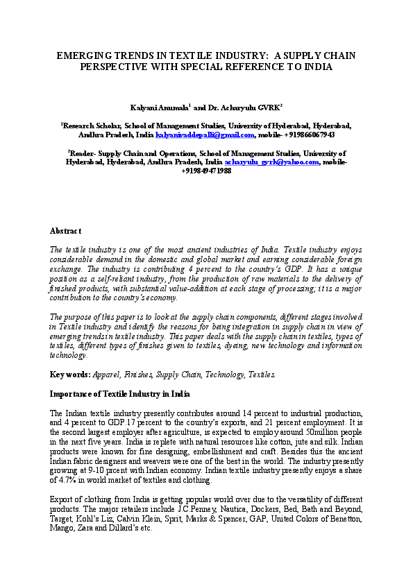 Growth of textile industry in india in last 10 years picture