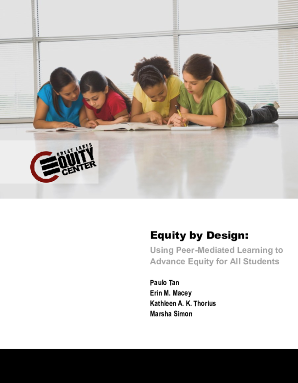 (PDF) Equity by Design: Using Peer-Mediated Learning to Advance Equity ...
