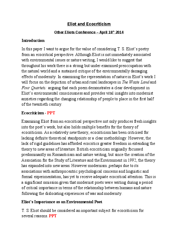 Eliot elizabethan essays 05 picture