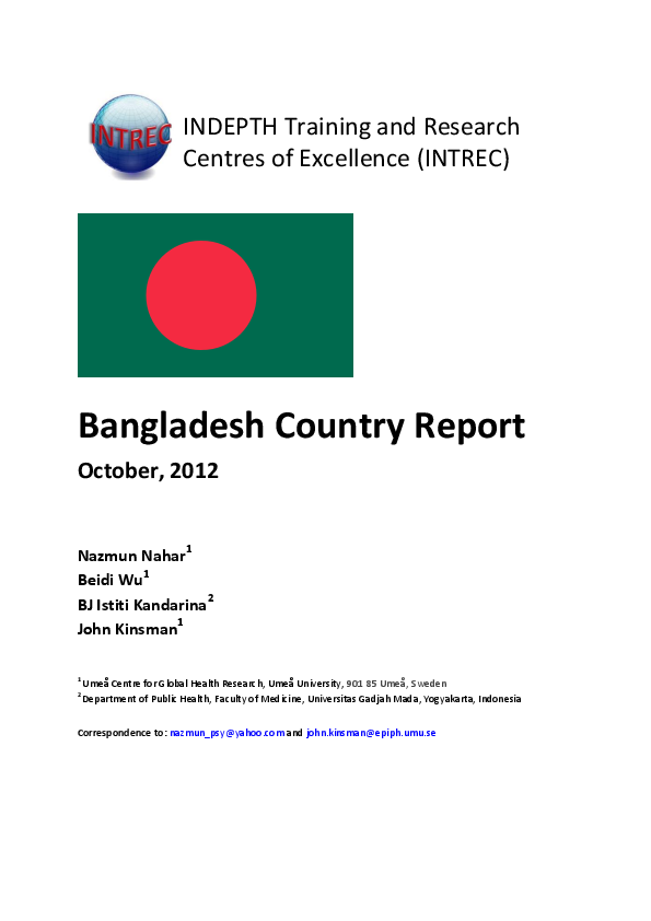 (PDF) Bangladesh Country Report Nazmun Nahar Academia.edu