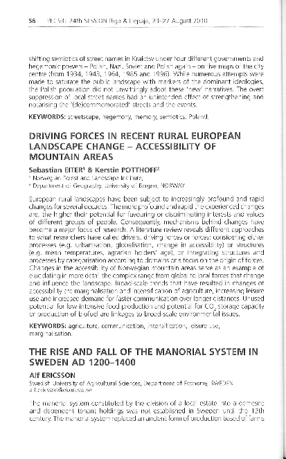 Pdf The Rise And Fall Of The Manorial System In Sweden Ad 10 1400 Alf Ericsson Academia Edu