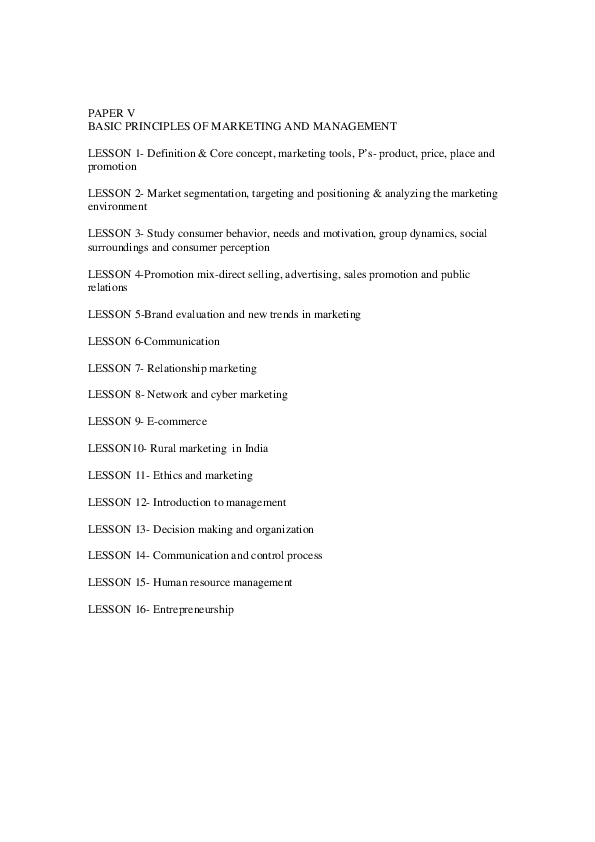 Core concepts of marketing with examples image