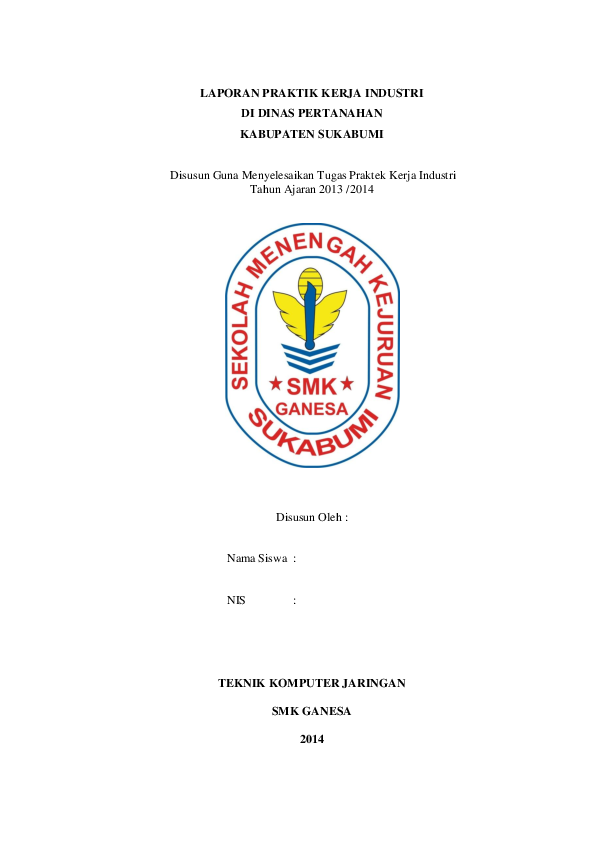 Contoh Judul Laporan Pkl Tkj Yang Mudah Nusagates