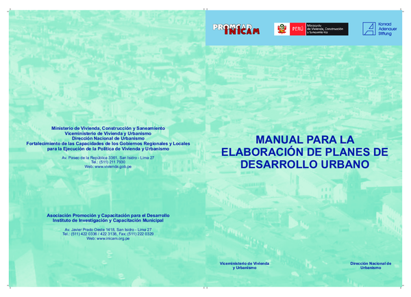 (PDF) MANUAL PARA LA ELABORACIÓN DE PLANES DE DESARROLLO URBANO
