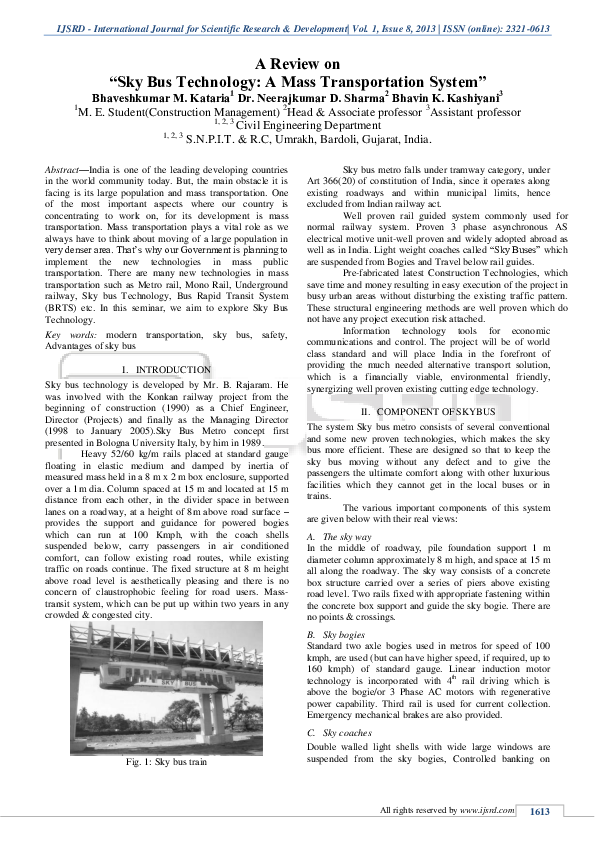 Pdf A Review On Ijsrd International Journal For Scientific Research And Development Academia Edu Skybus stand for providing the lowest prices for the most comfortable and safe bus ride possible, and always making sure you as. international journal for scientific