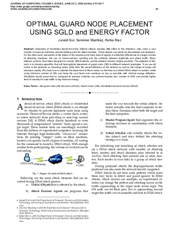 (PDF) OPTIMAL GUARD NODE PLACEMENT USING SGLD and ENERGY FACTOR