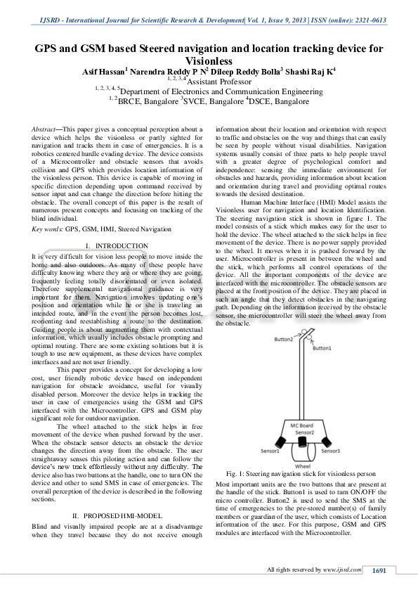 (PDF) GPS and GSM based Steered navigation and location tracking device ...