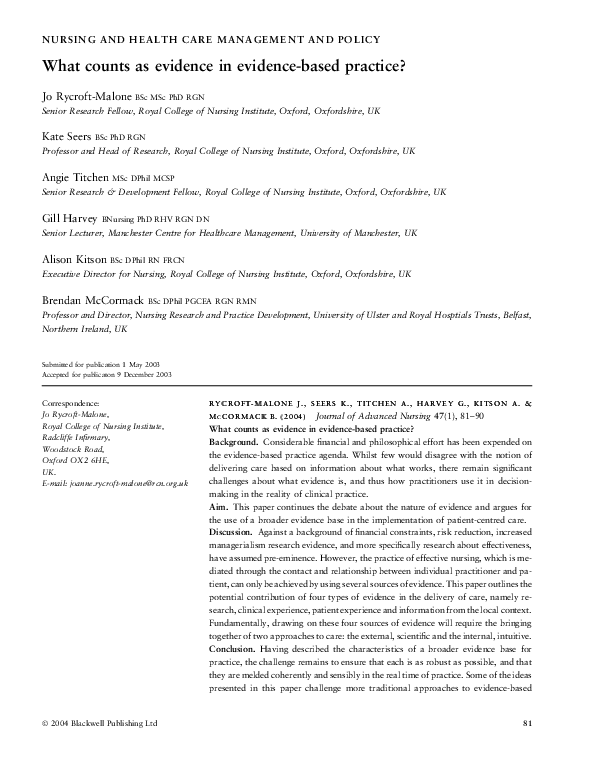 pdf-what-counts-as-evidence-in-evidence-based-practice