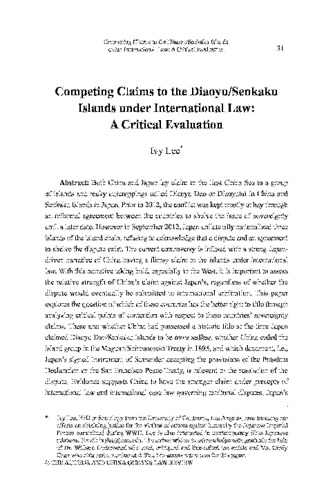 The senkakus picture