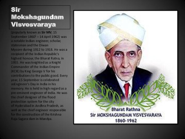 (PPT) Sir Mokshagundam Visvesvaraya