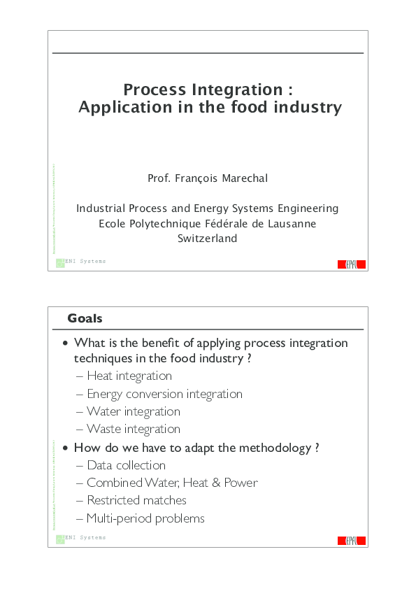 Industrial Process and Energy System Engineering