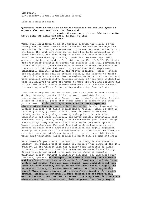 (DOC) Art History Exam Daphne Lim Academia.edu