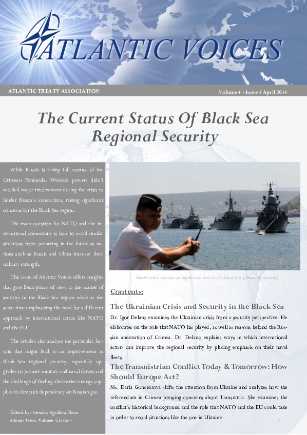 (PDF) The Ukrainian Crisis and Security in the Black Sea