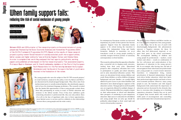 (PDF) When family support fails: reducing the risk of social exclusion ...