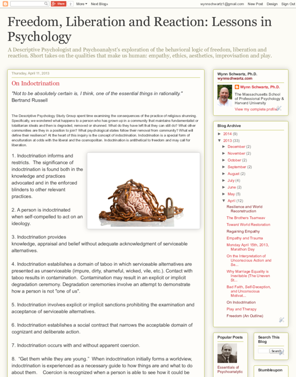 (PDF) On Indoctrination
