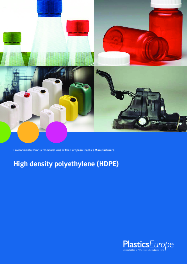 (PDF) Environmental Product Declarations of the European Plastics