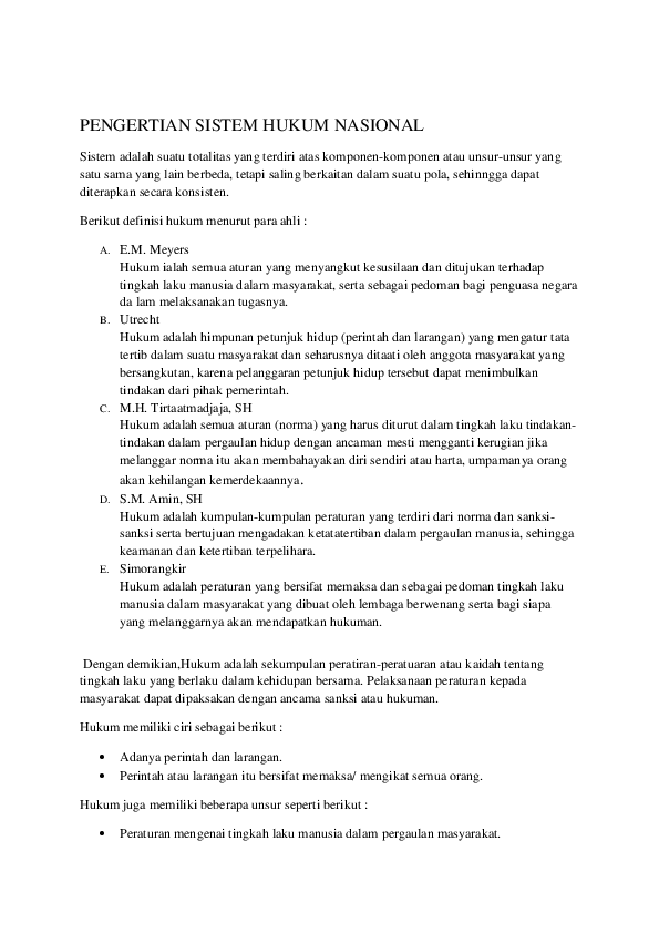 Apa Itu Hukum Nasional