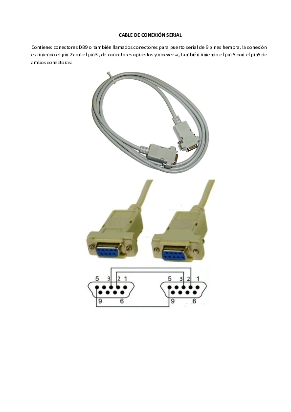 (PDF) CABLE DE CONEXIÓN SERIAL Ventura Academia.edu