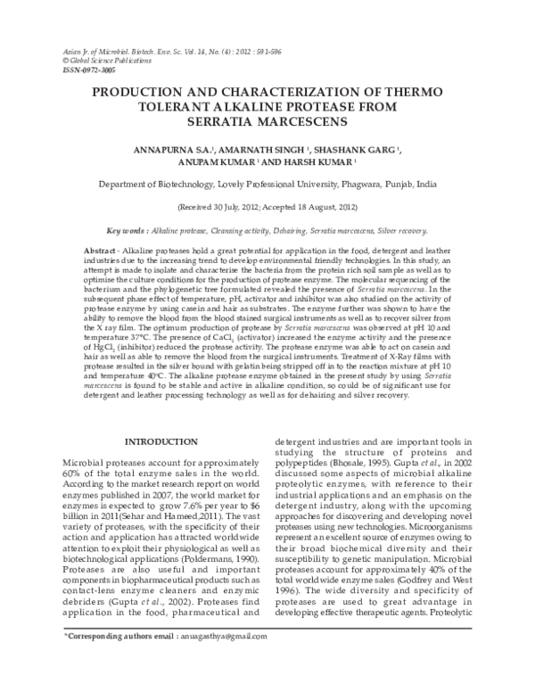 Serratia marcescens essay image