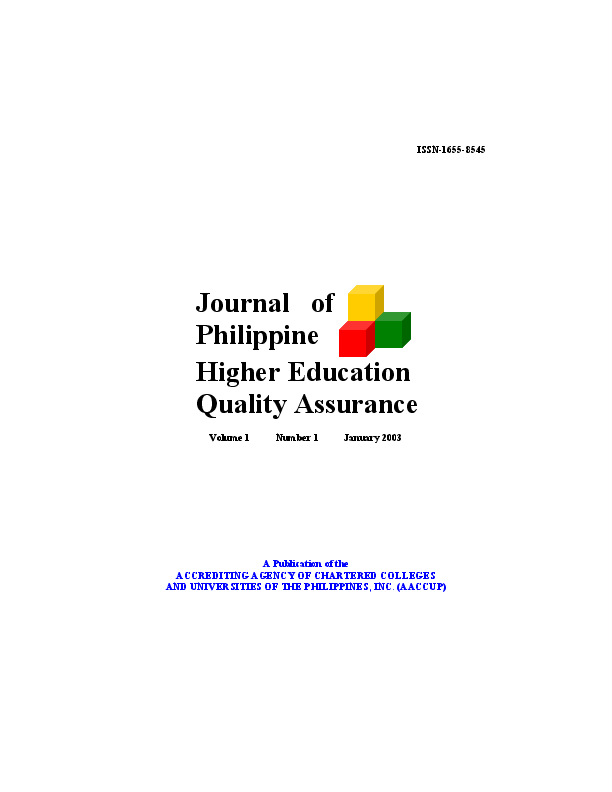 (PDF) Journal of Philippine Higher Education Quality Assurance A ...