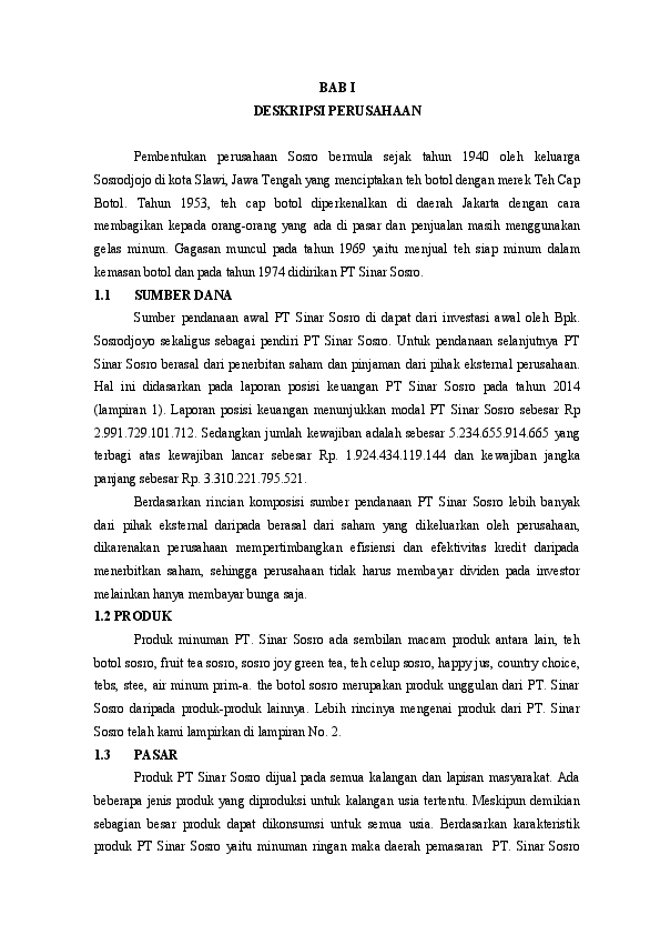 Doc Bab I Deskripsi Perusahaan Riski Hargia Academia Edu