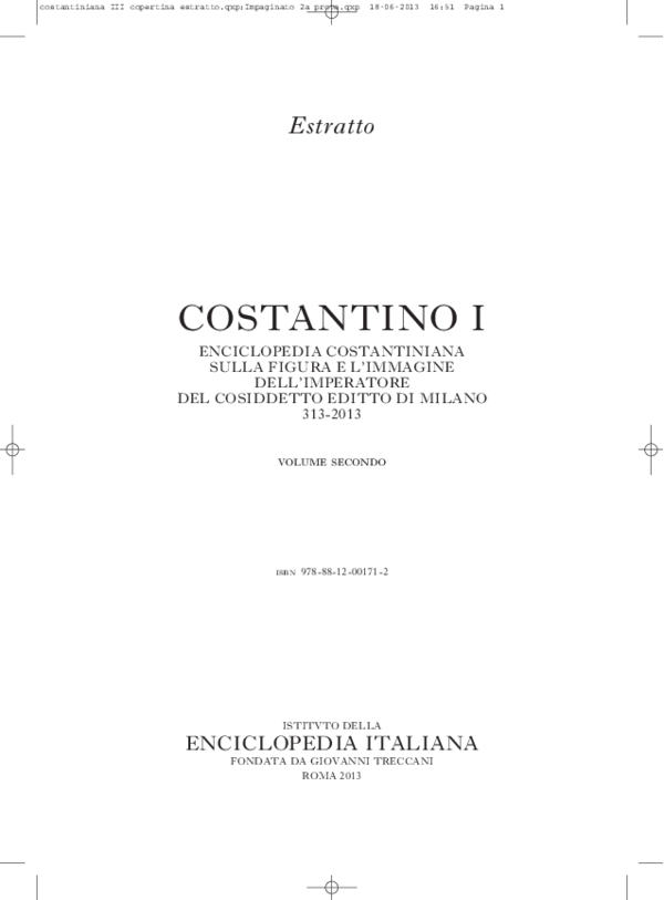 Costantino nel Codice estratto