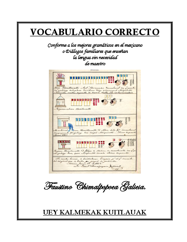 (PDF) Faustino Chimalpopoca Galiciabiografía