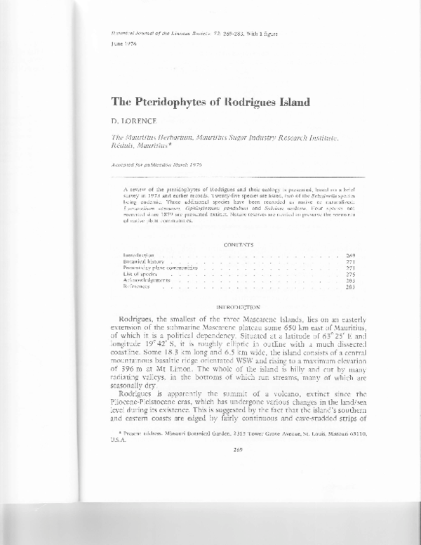 Classification of pteridophytes in points picture