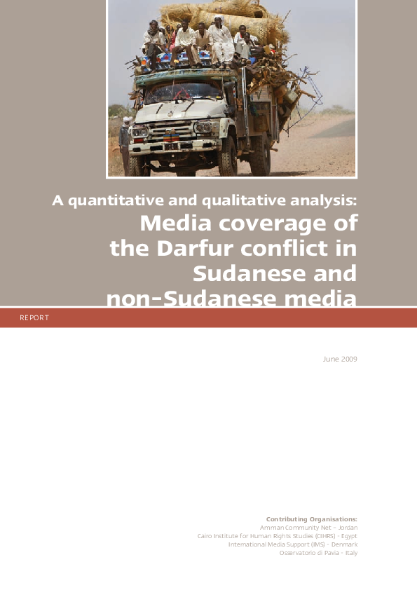 Ethnic conflict in sudan image