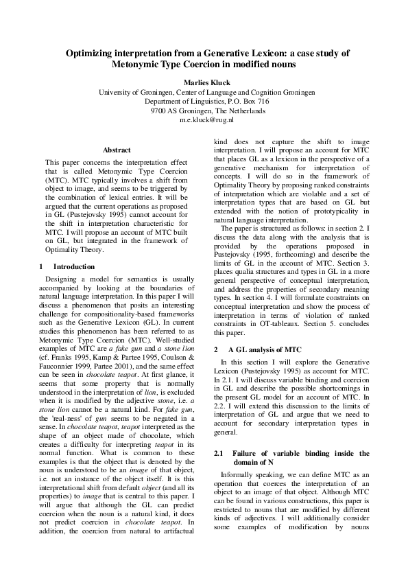 Coercion case study picture