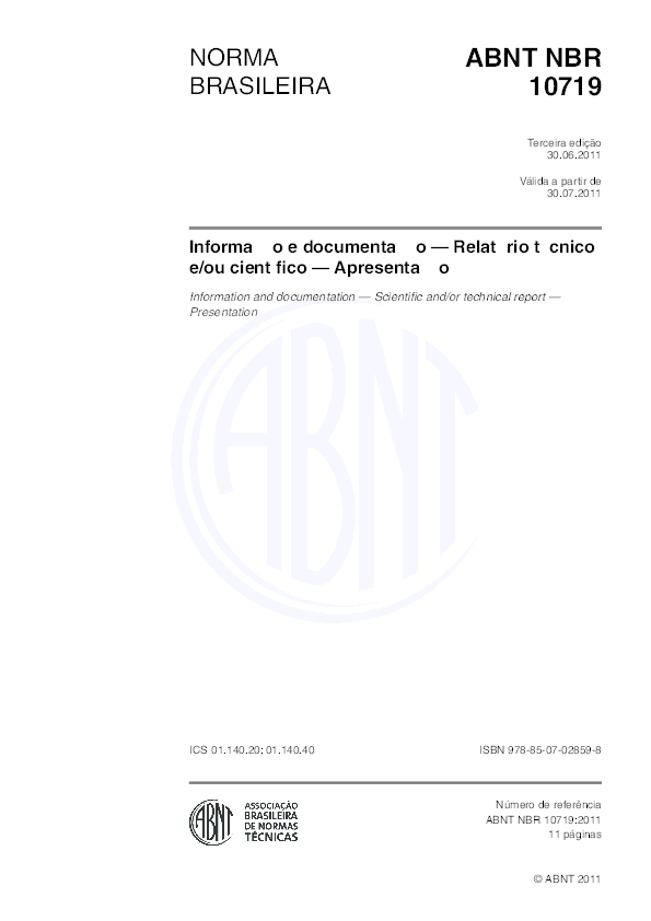 (PDF) Válida a partir de edição ABNT NBR Informação e documentação ...
