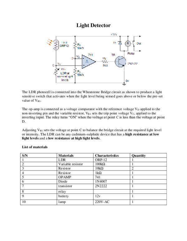 (DOC) Light Detector Alot Nkayo Academia.edu