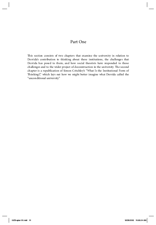 Derrida essays deconstruction image